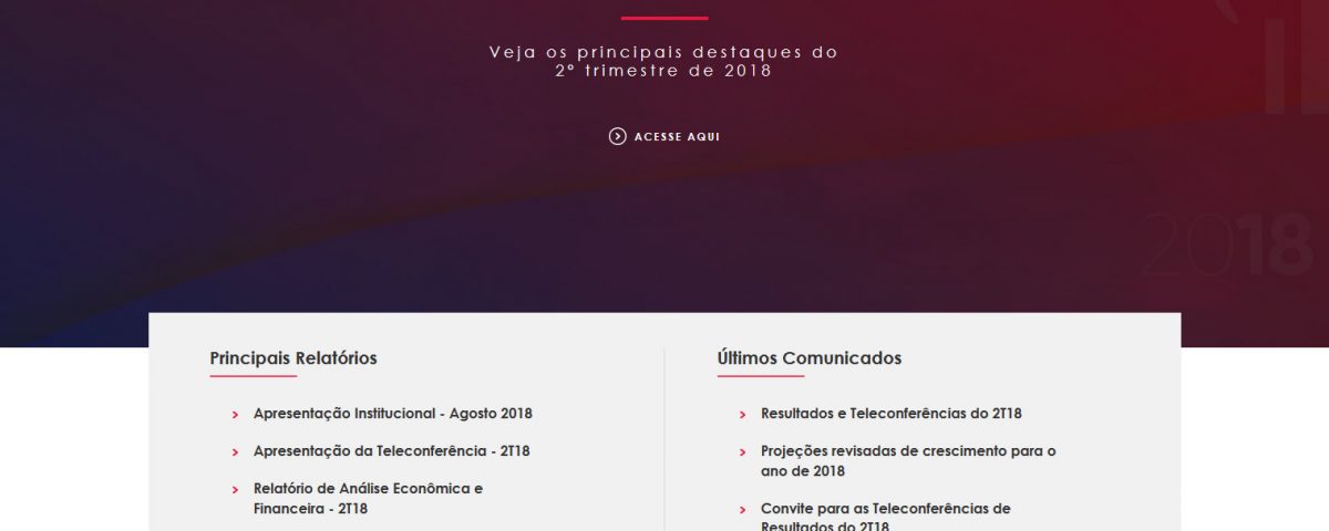 Mais um Projeto entregue: Bradesco RI 8 G Bradesco RI